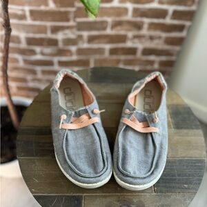 Hey Dude Wendy Boho Grey Canvas shoes